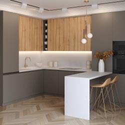 Столешница FS127 S1/1 Эдельвейс 3000*600*38 мм 1 завал матовая