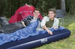 Матрас надувной BESTWAY Flocked Air Bed 152*203*22 см