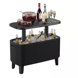 Стол-бар холодильник Bevy Bar Large Cool Bar графит