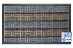 Коврик придверный LUX SHAHINTEX multi-color 45*75 серый