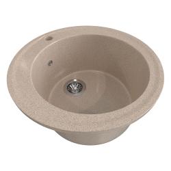 Мойка кухонная Gama Stone GS1 песочный 302