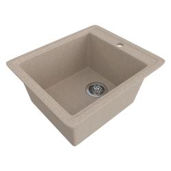Мойка кухонная Gama Stone GS18 песочный 302
