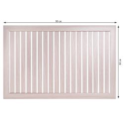 Экран радиатора реечный Deluxe 90*60 Ясень светлый v530798