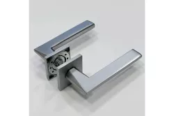Дверные ручки Rucetti RAP 30 SLIM-S SC матовый хром