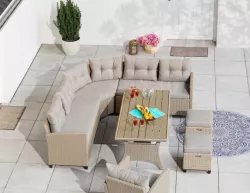 Набор мебели с диваном AFM-373B Beige