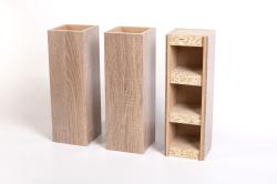 Колонна интерьерная сборная Дуб Винтаж 2800*100*100 мм