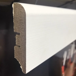 Плинтус МДФ Smartprofile 3D Wood 68 М белый