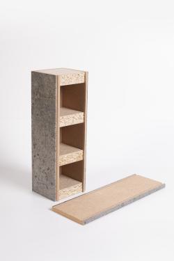 Колонна интерьерная сборная Бетон 2800*100*100 мм