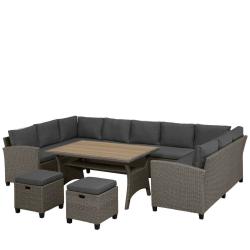 Набор мебели с диваном AFM-370A-Dark Grey