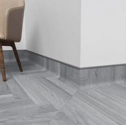 Плинтус для линолеума темно-серый ПЛв-006