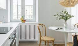 Экран радиатора реечный Deluxe 90*60 Ясень белый v533065
