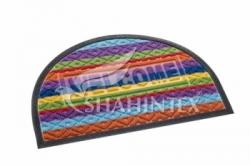 Коврик придверный LUX SHAHINTEX multi-color 40*60 (полукруглый) радуга