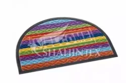 Коврик придверный LUX SHAHINTEX multi-color 40*60 (полукруглый) радуга