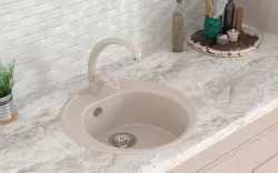 Мойка кухонная Gama Stone GS2 бежевый 328