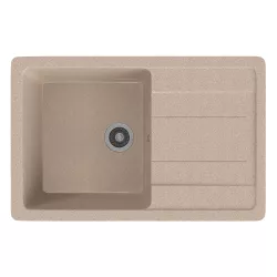 Мойка кухонная Gama Stone GS14 песочный 302
