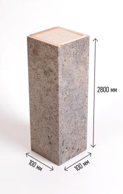 Колонна интерьерная сборная Бетон 2800*100*100 мм