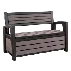 Сундук-лавочка Hudson Storage Bench коричневый