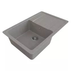 Мойка кухонная Gama Stone GS14 темно-серый 309