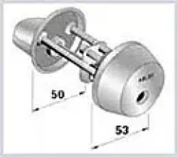 Цилиндр с поворотной кнопкой ABLOY CY001C CR