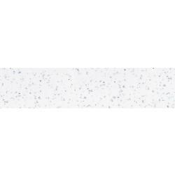 Столешница 017МГ Белый с блестками 3050*600*38 мм 1 завал R глянцевая