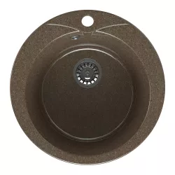 Мойка кухонная MaxStone MS-1 терракот металлик
