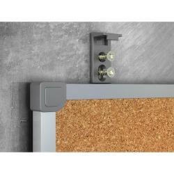 Доска пробковая 600*1000 алюминиевая рама