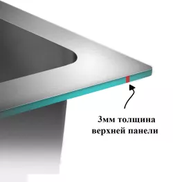 Мойка Amollet 6548 из нержавеющей стали сатин