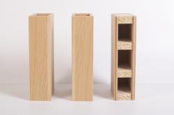 Колонна интерьерная сборная Дуб Скандинавский 2800*160*174 мм