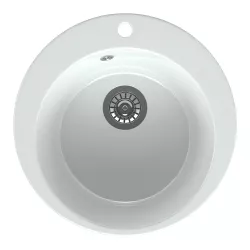Мойка кухонная MaxStone MS-20 белый снег