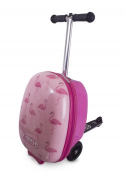 Самокат-чемодан Фламинго
