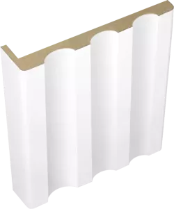 Наличник канеллюр Эмаль 2200*80*25 телескопический