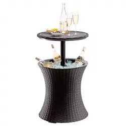 Стол-бар холодильник Cool Bar Rattan