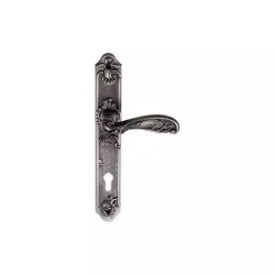 Дверные ручки FLOR BL. SILVER (CL)