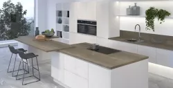 Столешница 936М Арденский лес 3050*600*38 мм 1 завал R матовая