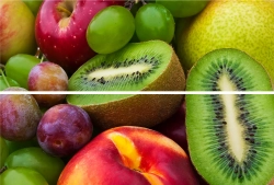 Панно стеклянное Beveled Tile Fruits