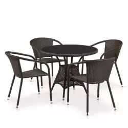 Набор 4+1 T197ANS/Y137C-W53 Brown 4Pcs