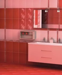 Плитка Капри напольная красный