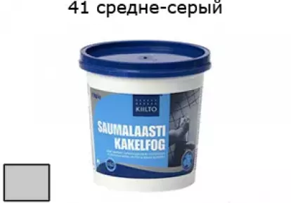 Изображение Строительные товары Строительные смеси Затирка для швов №41 средний серый 