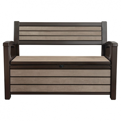 Изображение Для дачи Обустройство участка Сундук-лавочка Hudson Storage Bench коричневый 