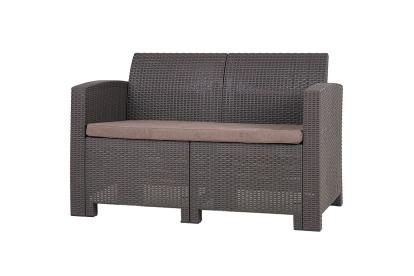 Изображение Мебель Садовая мебель Садовый двухместный диван Arizona венге 