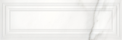 Изображение Керамическая плитка Meissen Плитка настенная Gatsby белый рельеф 12122 (GTU052) 