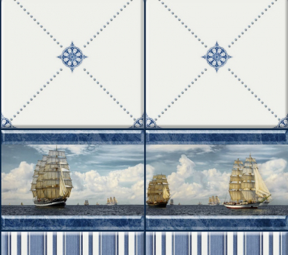Изображение Стеновые панели ПВХ Стеновые 3D панели Корабли 