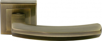 Изображение Двери Дверная фурнитура Дверные ручки RUCETTI RAP 11-S AB Античная бронза 