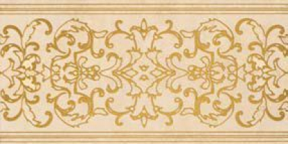 Изображение Керамическая плитка GARDENIA ORCHIDEA Canova 17391 BEIGE FASCIA DECORATA бордюр 
