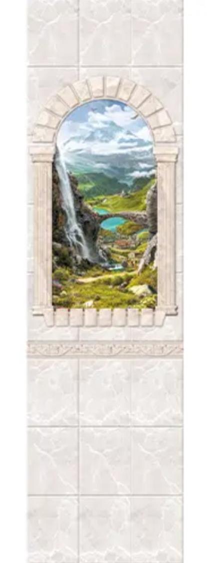 Изображение Стеновые панели ПВХ Каменный мостик 