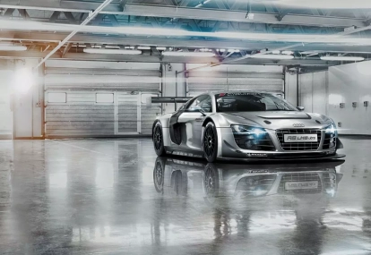 Изображение Обои Komar 8-957 Audi R8 Le Mans 
