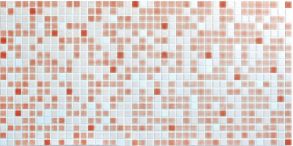 Изображение Стеновые панели Листовые Микс оранжевый Мозаика 