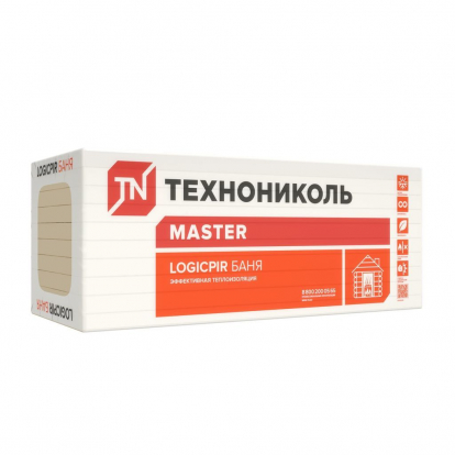 Изображение Для дачи Изоляционные материалы LOGICPIR Ф/Ф L-кромка 1190*590*50 Баня 