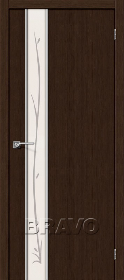 Изображение Двери Межкомнатные Глейс-1 Twig 3D Wenge 