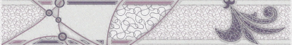 Изображение Керамическая плитка Березакерамика (Belani) Фриз Севилья баклажан 